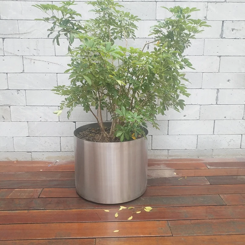
Custom Outdoor or Indoor Metal Stainless Steel Flower Planters Large for Home or Garden Use 