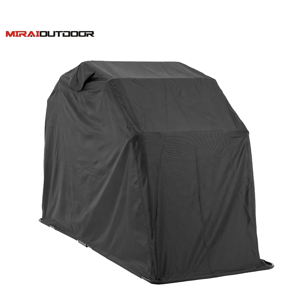 Folding Motorcycle Garage Tent Cover Waterproof Universal Quad Bike ATV Scooter Car Cover