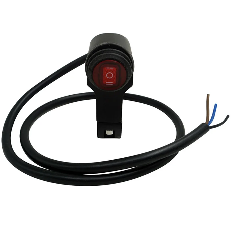 Aluminum Alloy  22Mm Handlebar On Off Switch Waterproof For Motorcycle Flash Beam Switch Motorcycle Lights Switch