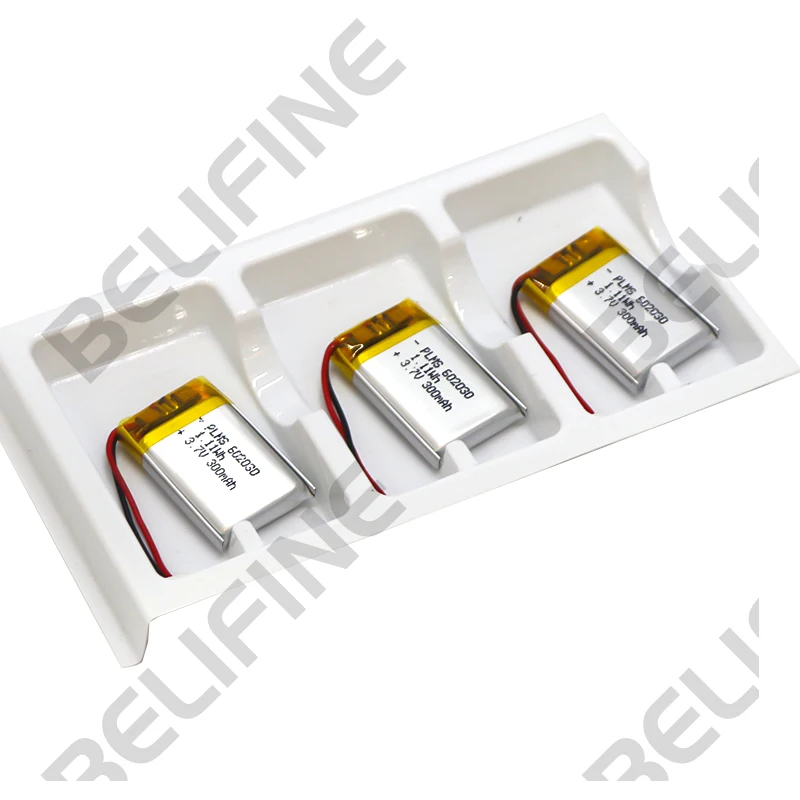 602030 3.7v 300mAh Lithium Polymer Cell 300mAh 600mAh 900mAh Lithium Battery 3.7v 602030 Cells support OEM 3C discharge