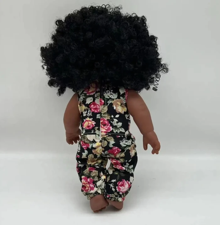 12 INCH FULL SILICON BLACK GIRL DOLL  FOR KIDS AGE 3+
