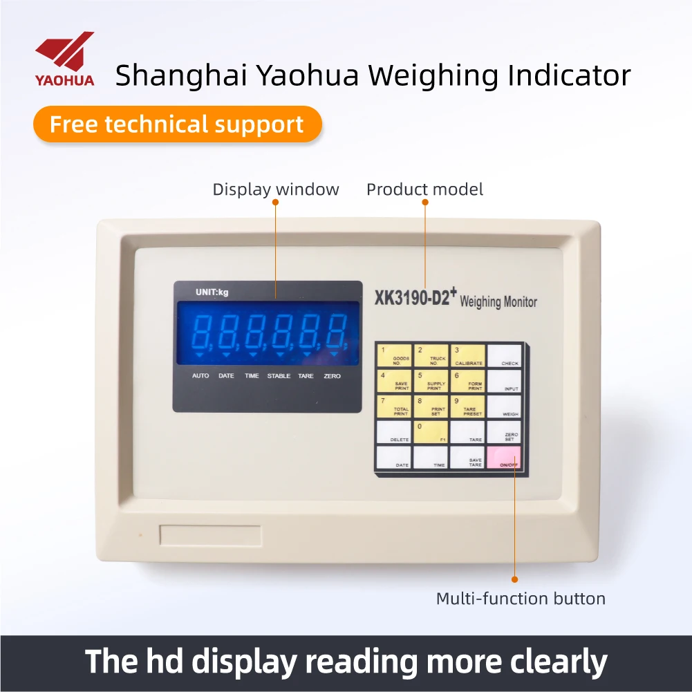 indicador de peso Electronic weighing load cell display for weighbridge XK3190-D2