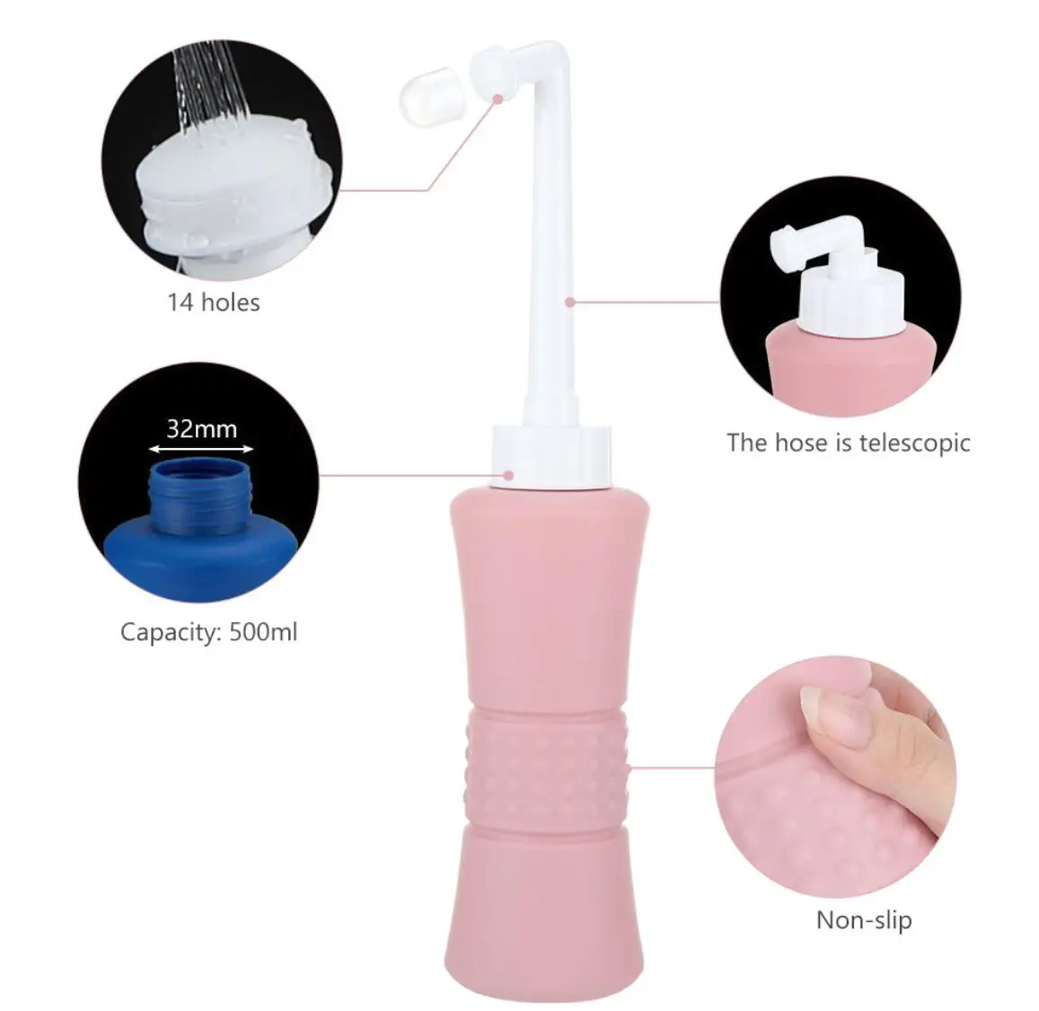 Peri Bottle 500ml for Postpartum Care handheld personal