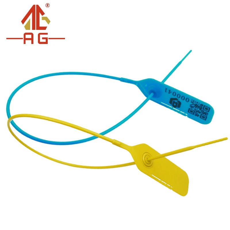 AG-055 Pull And Tight Security Seal Tear Off One Time Use Plastic Seal