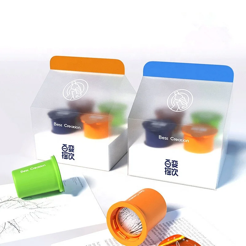 Custom Espresso Drip Coffee Pack Clear PVC Box Capsule Pods Plastic Fold Packaging Box