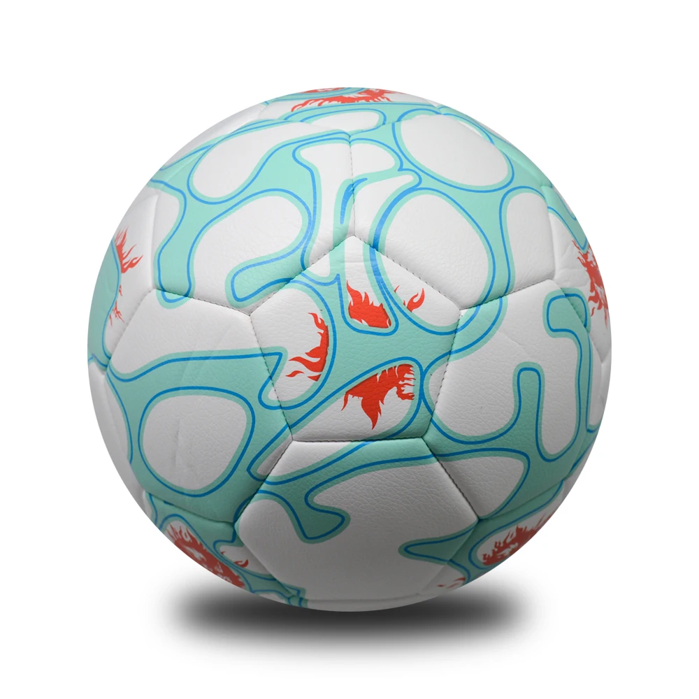 Soccer Ball Manufacturer 2024 New Design PVC PU Leather Machine Stitched Soccer Ball Size 5 for Training Football Ball