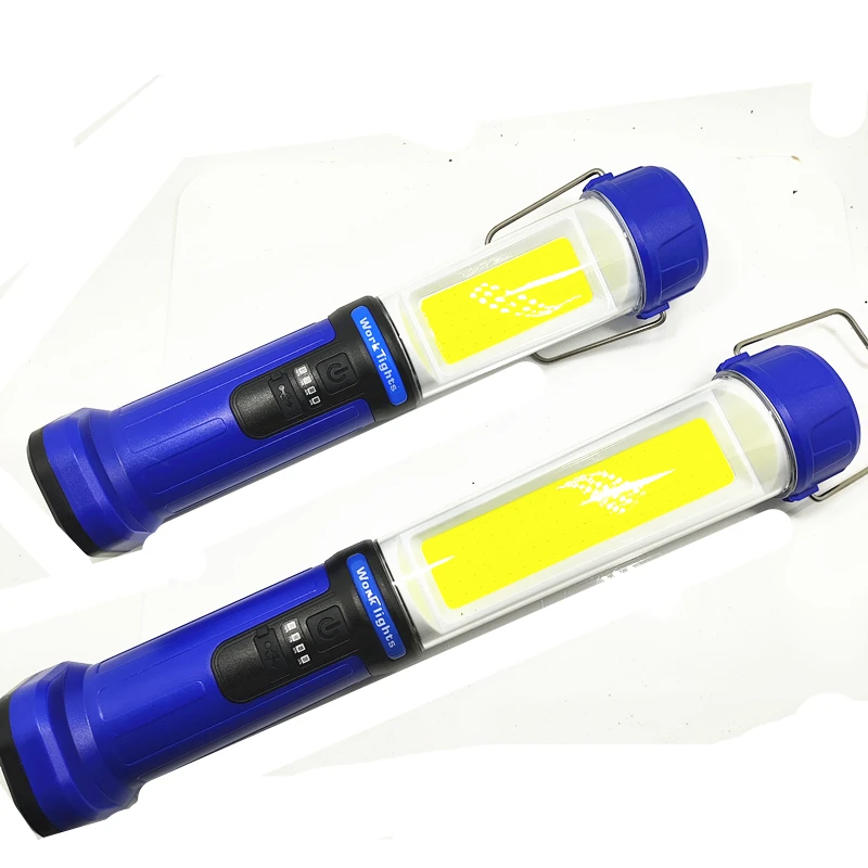 Portable Inspection Work Lighting Rechargeable Magnetic COB LED Slim Led Work Lamp For Car Repair USB Led Work Light