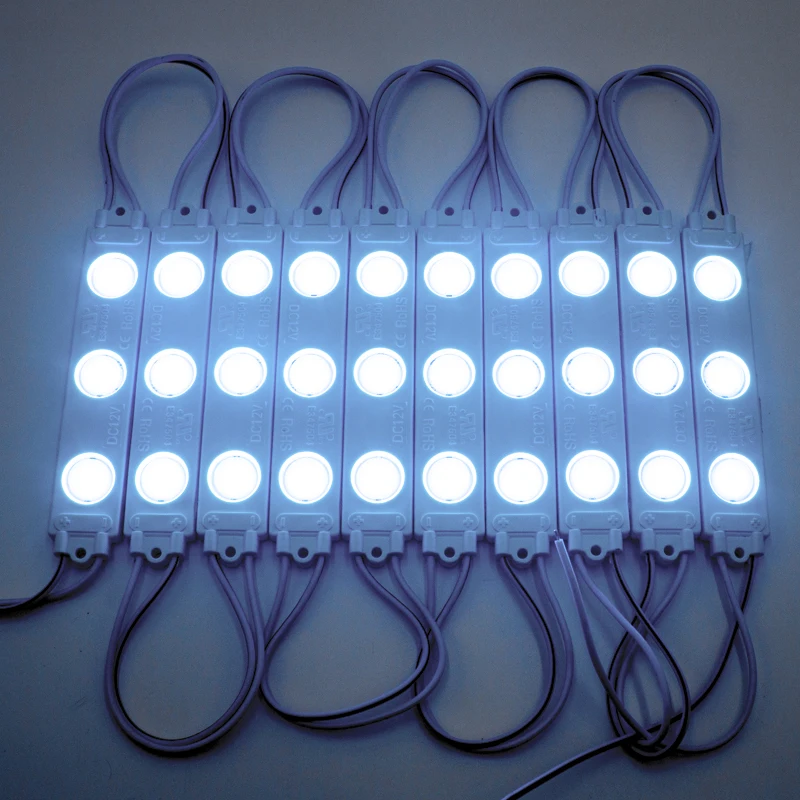 Outdoor LED module ABS backlight character Blister Channel Letter 3 leds 170 degree 12V SMD 2835 3.6W led module