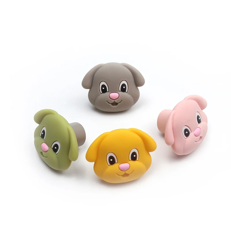 Customized Logo Pair Cute Children Wardrobe Drawer Handles Knobs Drawer Handles For Kids