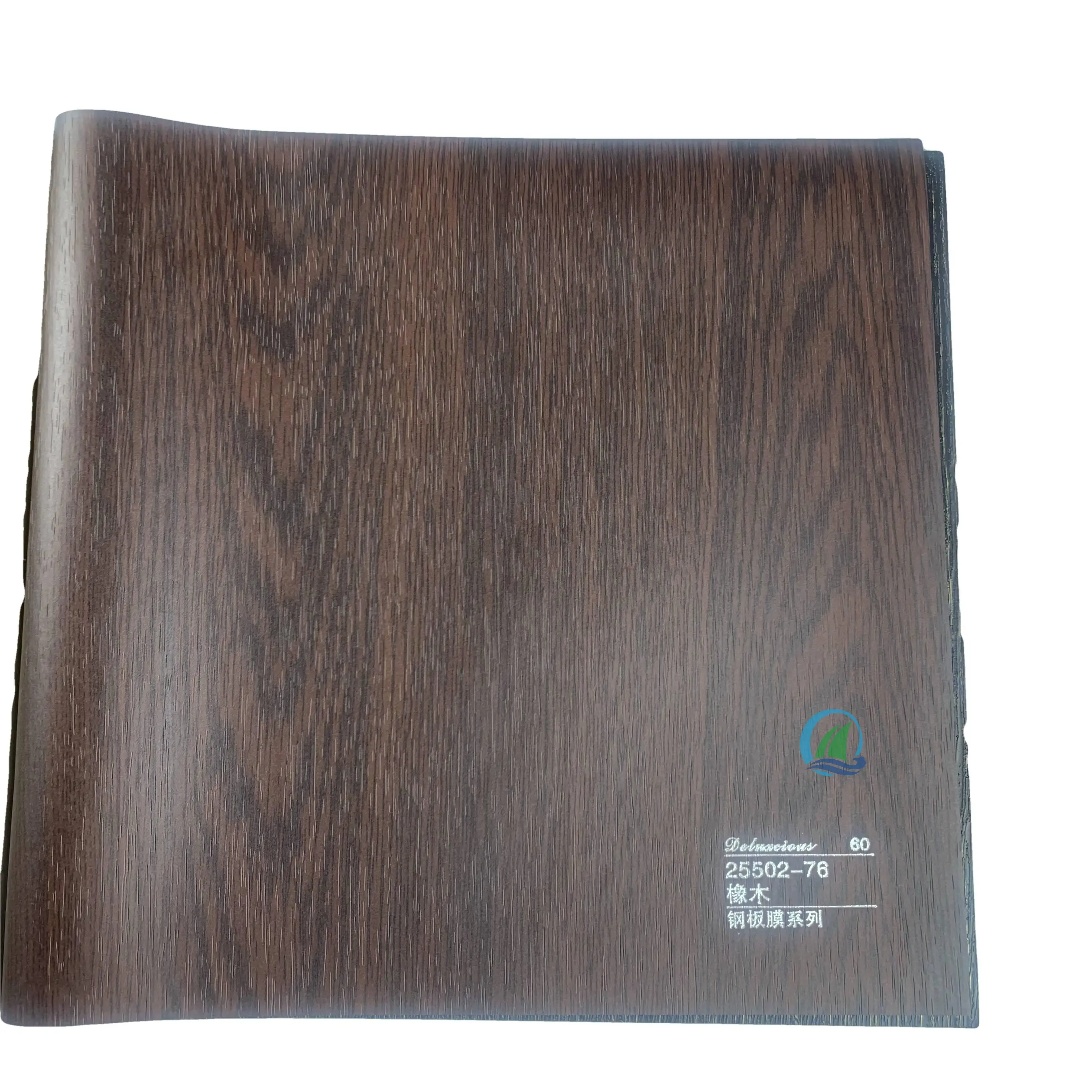 qifan black Juglans regia wood board using for  for decorate/door/cabinet pvc/pet coating plates panel galvanized steel coils