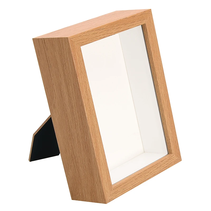 High Quality 8x10 inch Wooden Shadow Box Frame Wholesale MDF Picture Frame insect Frame