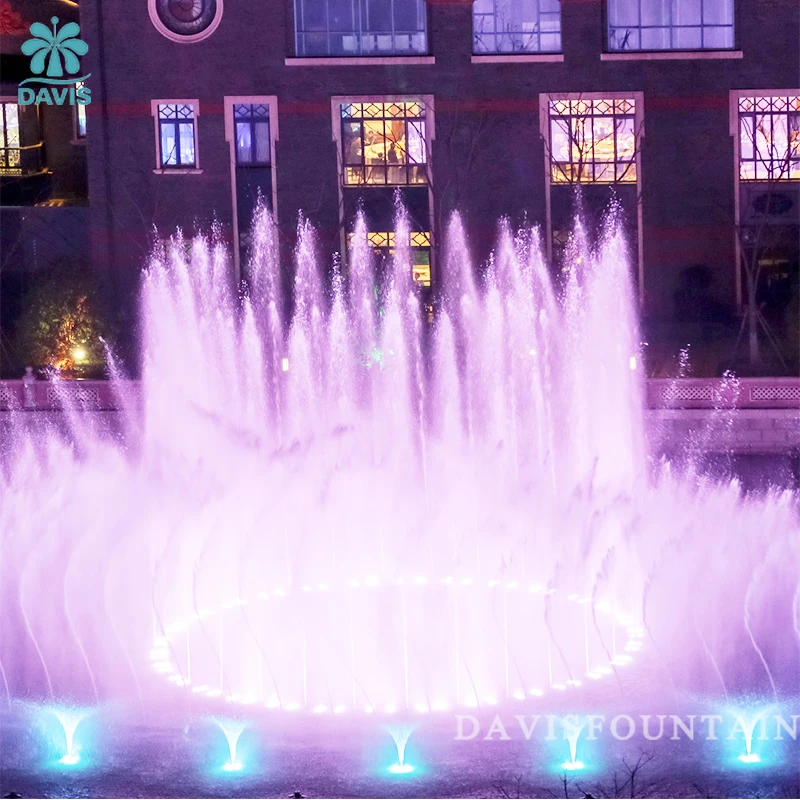 Unique Design Musical Fountain Dancing Water Garden Landscape Water Show Project