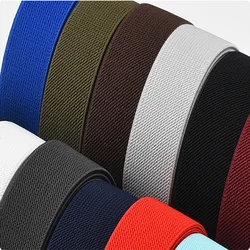 Factory wholesale Custom size twill elastic band 1cm 6cm 1inch wide  for garment