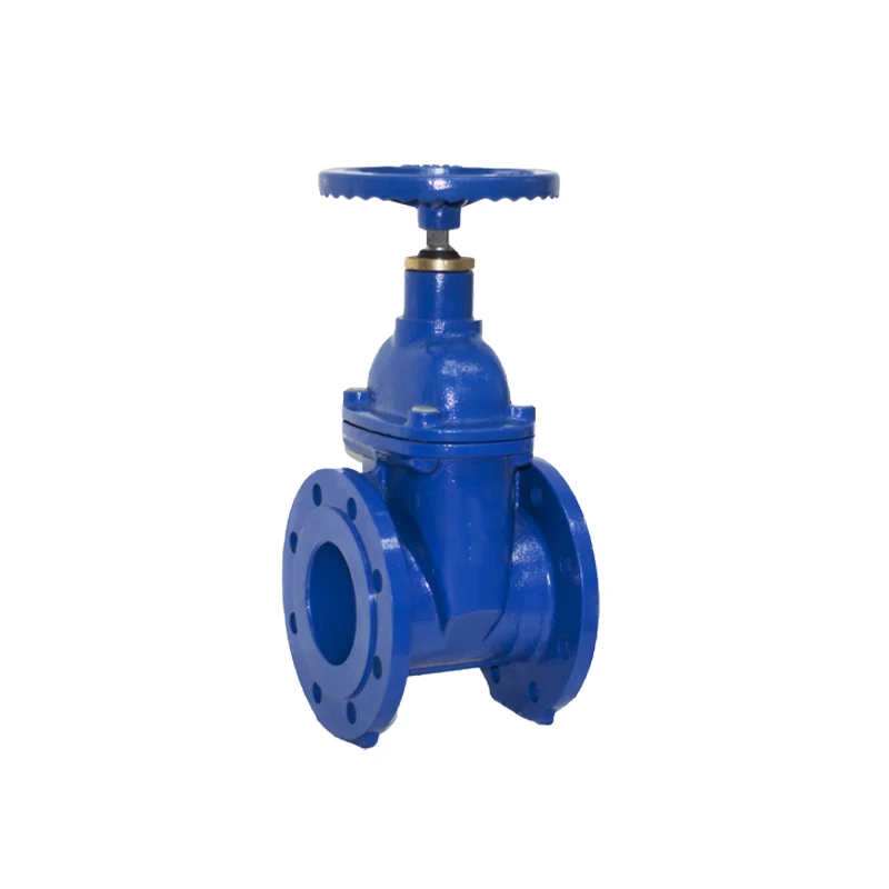 factory DN300 DI CI high quality motorized resilient gate valve with manual control