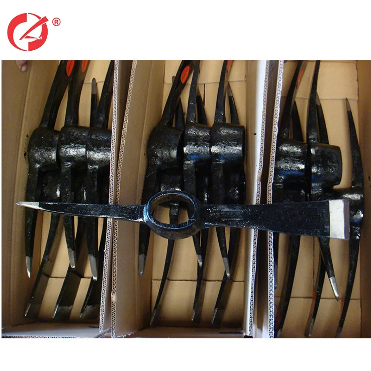 P401-4.5LbsFactory Direct Sales Low Price Steel Roll Forging Pick Hoe Wooden Handle Steel Pick P401 Pickaxe