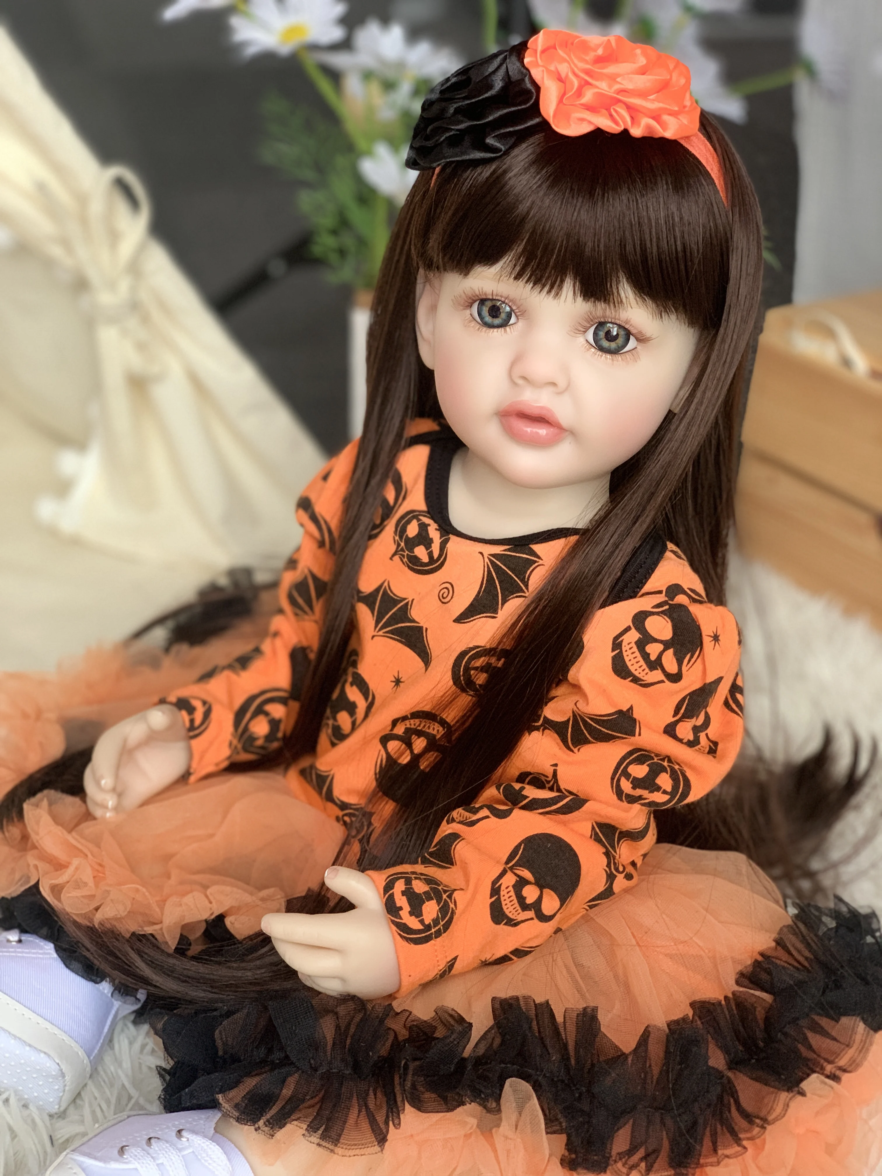 Sony Angel Big Porcelain 20cm Dress Toys Pou Elsa Life Sized Love Pee Drinking 3d Reborn Dolls Sillicon