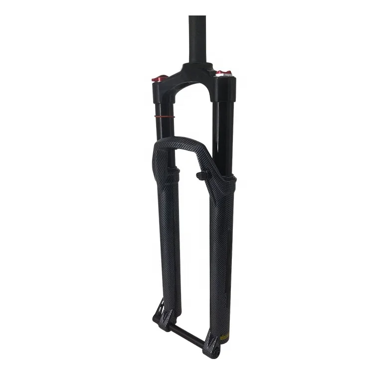 wholesale e-bike fork compression air suspension bicycle front suspension fork QR thru axle