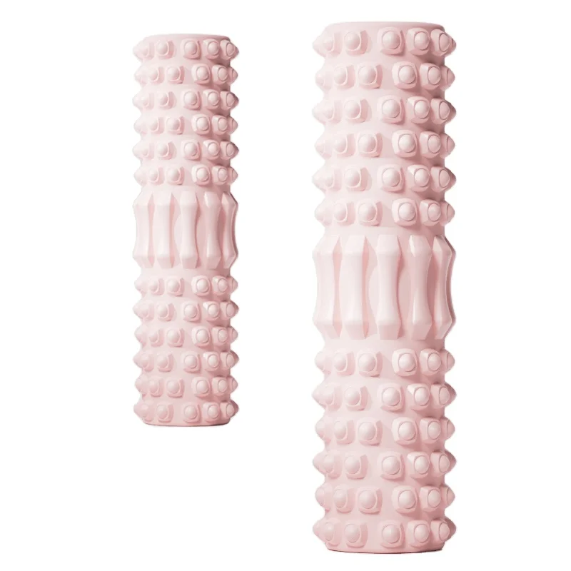 EVA High density selling muscle Fitness stick Foot Massage Relaxation foam camo roller Custom logo Hollow Yoga back foam roller