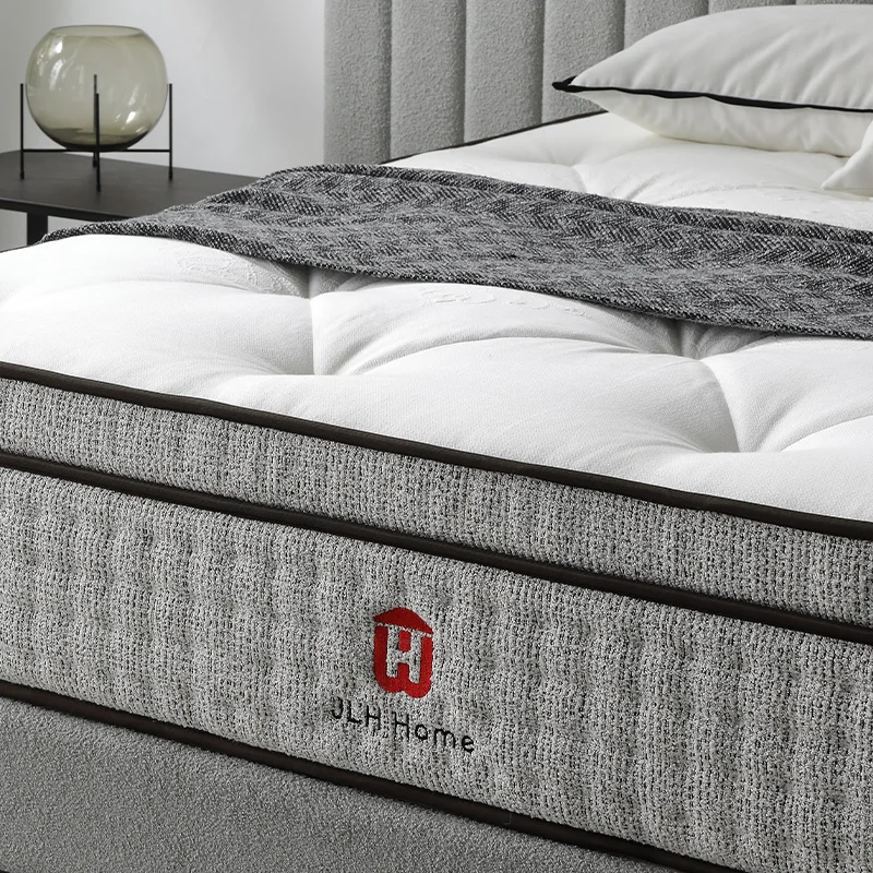 Handmade High Quality Latex Mattresses 5 Zone Pocket Spring King Size Bed