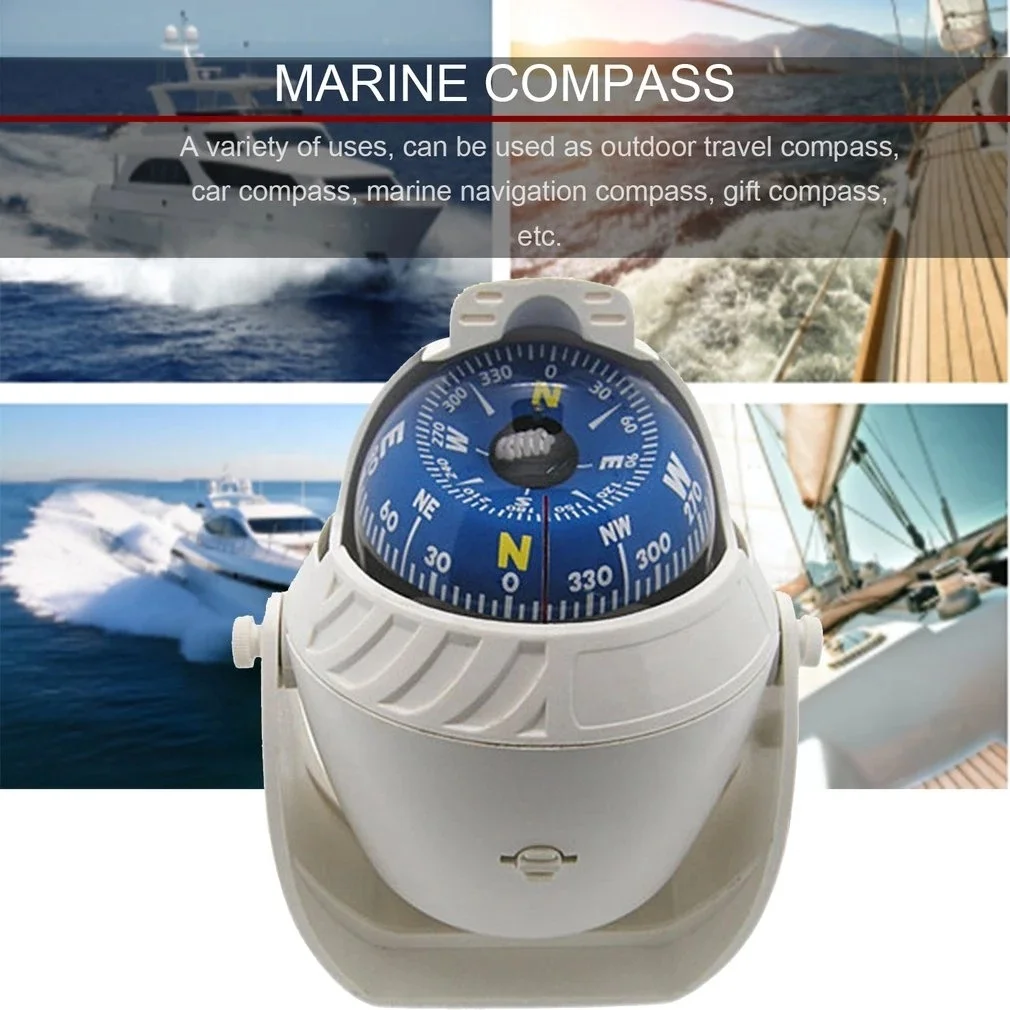 Boat Vehicle Car Navigation Compass lC760 Sea Navy Marine Electronic Ship High Precision Positioning LED Night Light