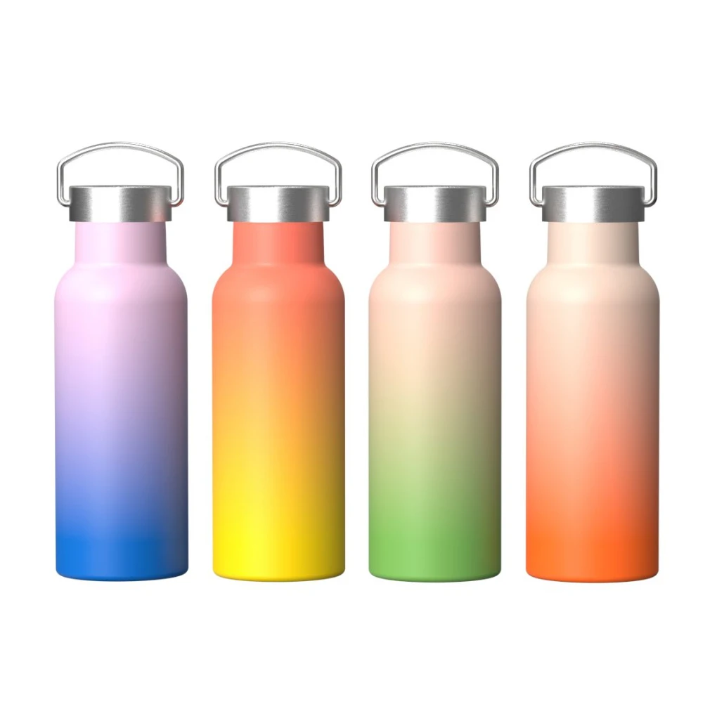 Top Quality Gradient Sports Bottle Color Changing Cups Water Bottle Changing Color