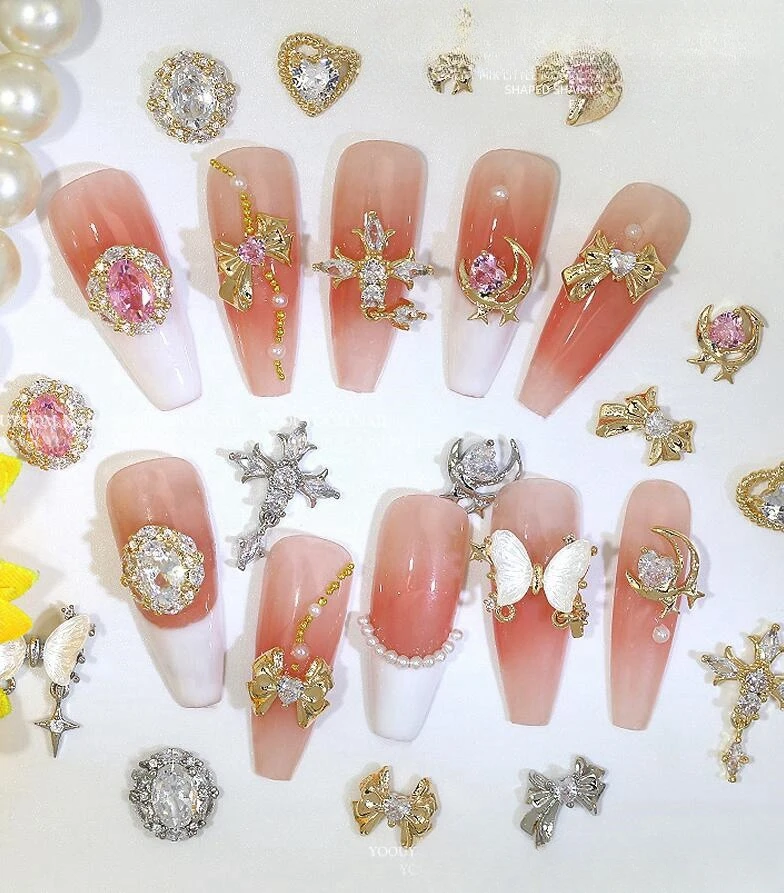 New Arrival 3D Shiny Nail Zircon Rhinestones Luxury Nail Decoration Diamonds Nail Beauty Design Charms for DIY Women Girls