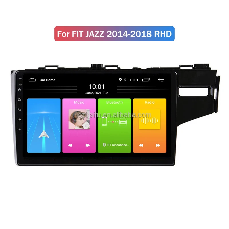 Для Honda Fit Jazz RHD 2013-2018 Android Автомагнитола мультимедийный видеоплеер GPS навигация 2DIN Wi-Fi 4G RDS автомобиль