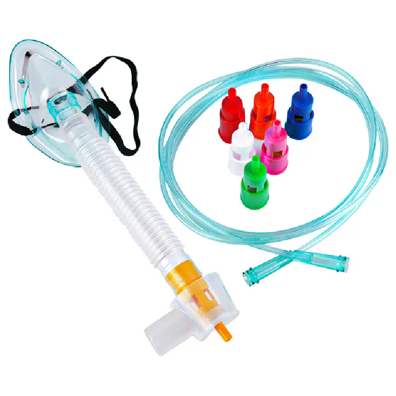 Medical Grade PVC Disposable Reusable Long Tube Venturi Mask adjustable venturi oxygen mask