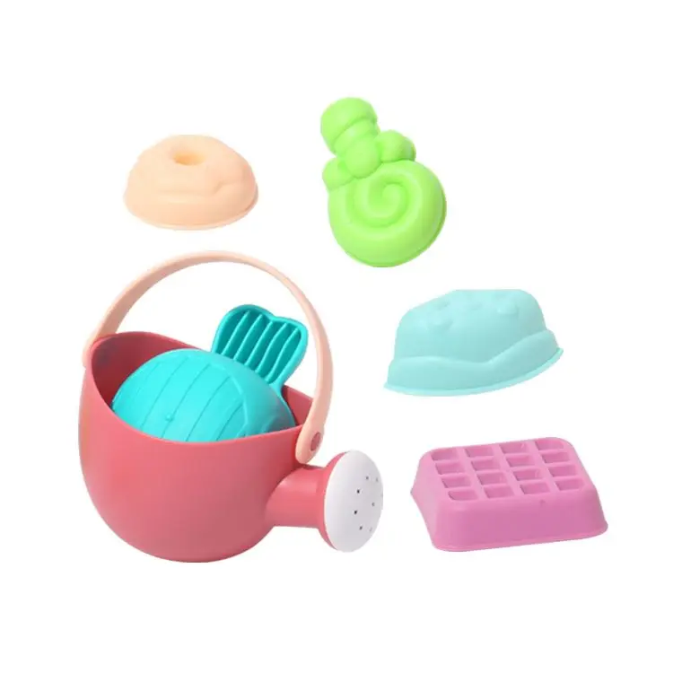 Summer Plastic Play Sand Set Water Tool Outdoor Baking Eco-friendly Beach toys for kids with mold