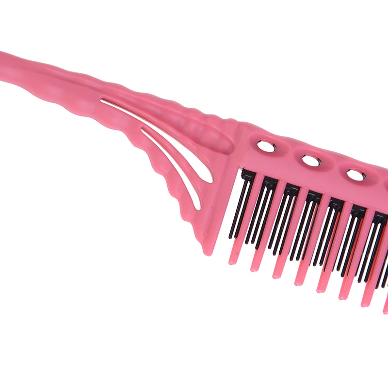 3 Color Teeth Teasing Comb Detangling Brush Tail Comb Hairdressing Combs for Salon Use