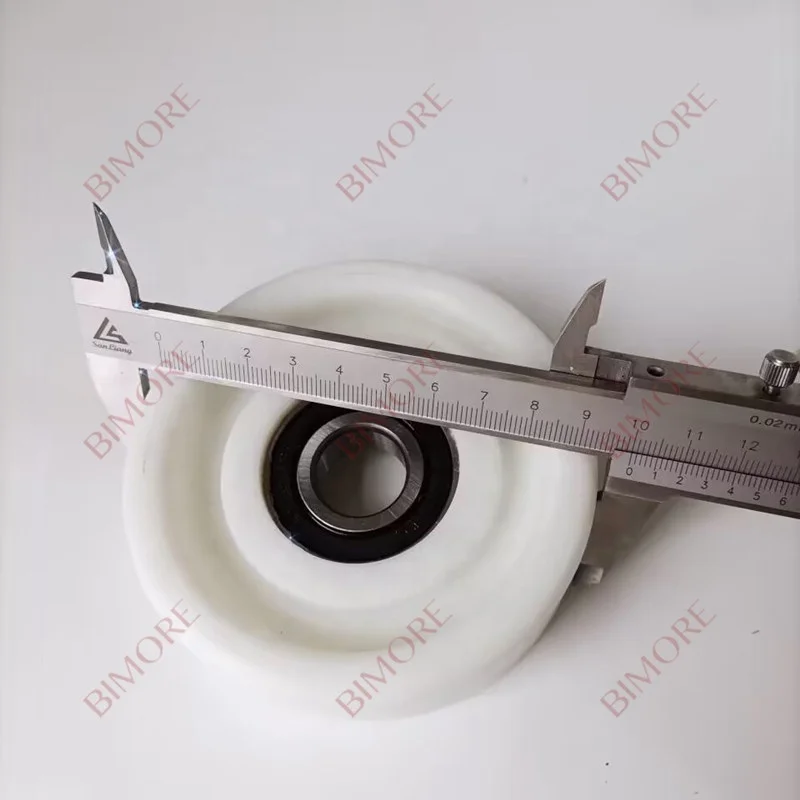 100*34*6204 Escalator Handrail Guide Roller OD100mm W34mm Bearing 6204RS Escalator Spare Parts
