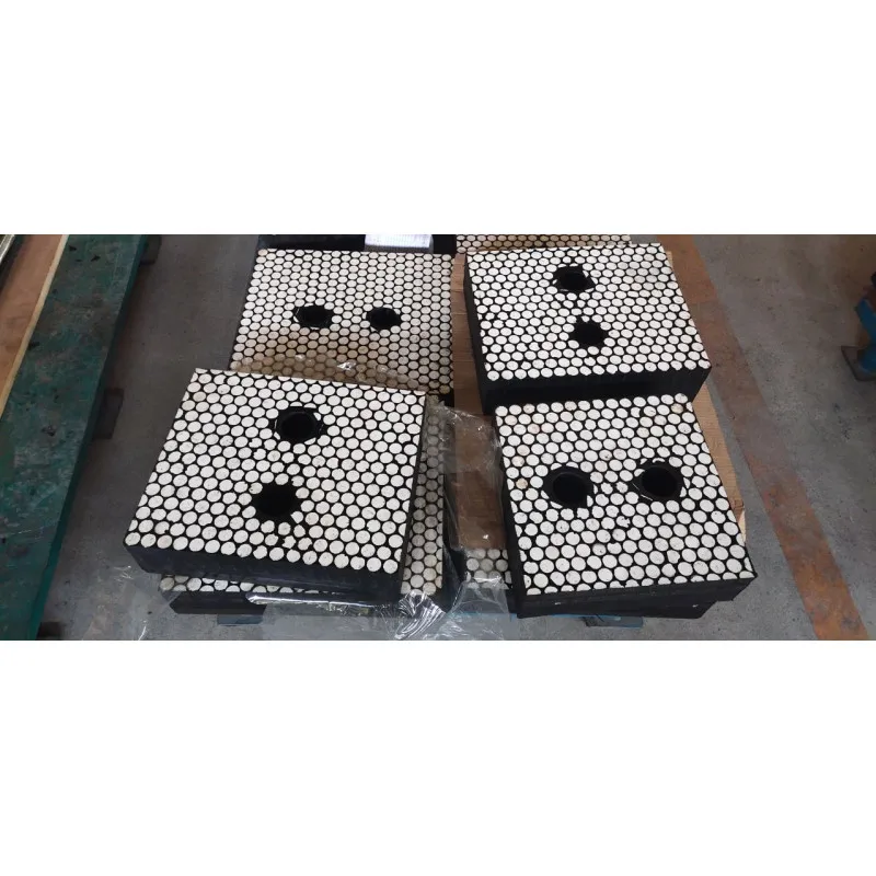 Mine Wear Protection System Ceramic Rubber Steel Liner