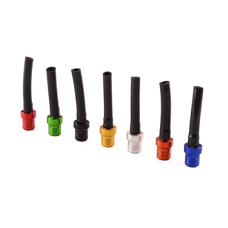 Motorcycle Gas Fuel Cap Single Way Valves Vent Breather Hoses Tubes For Motocross ATV Quad Dirt Pit Bike Fuel Tank Breather Pipe