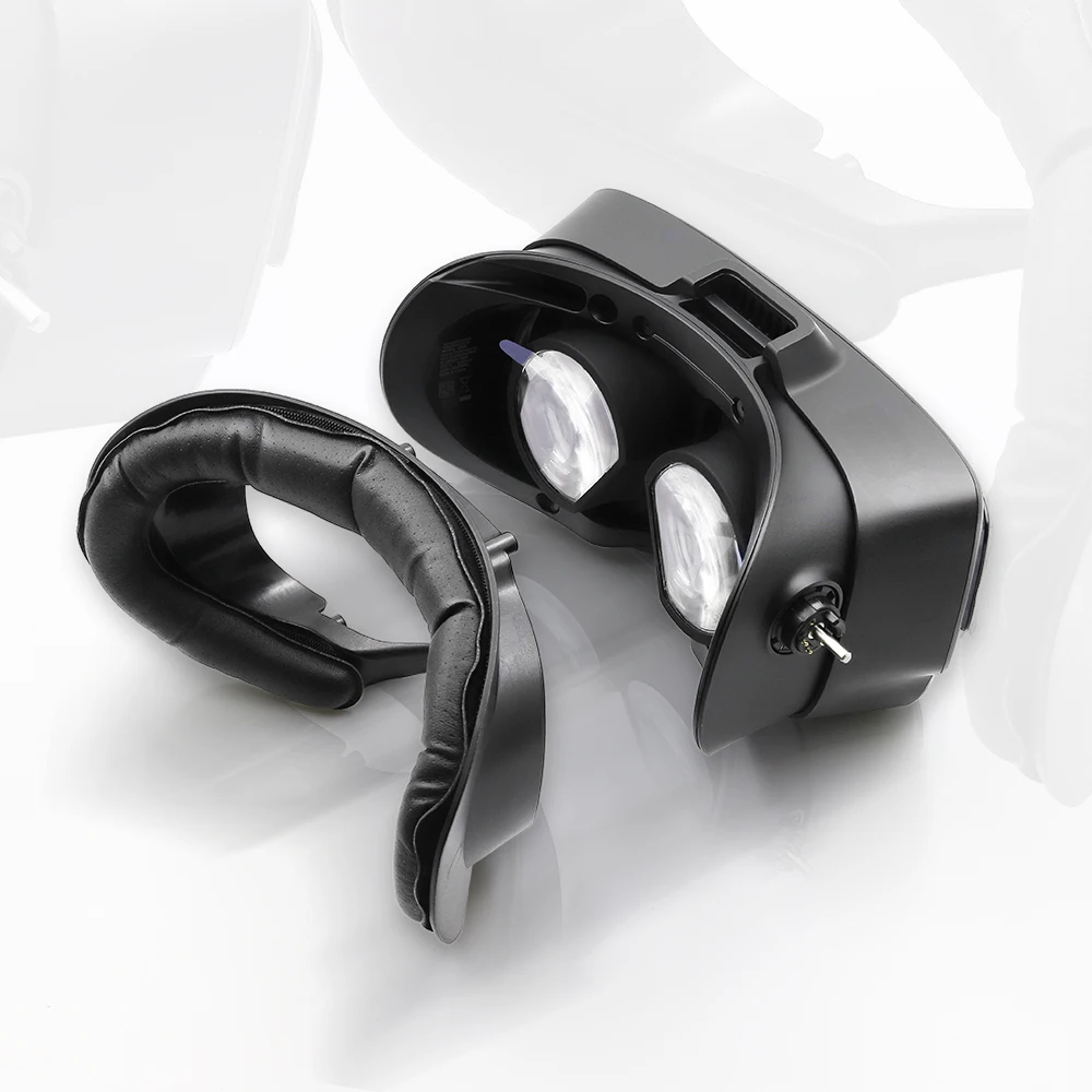 VR 3 in 1 Facial Interface Bracket and PU Leather Foam Face Cover Pad Replacement for Valve Index Headset