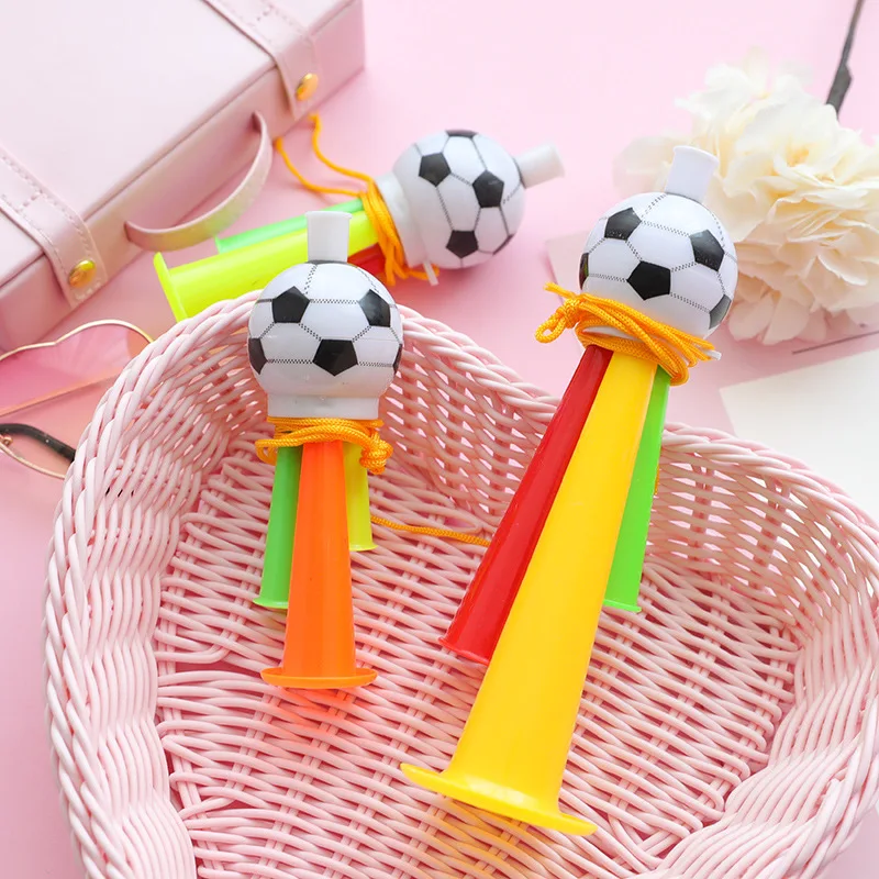 RTSZO-877 дешевая пластиковая труба футбол Горн для мяч вентиляторы шары для аплодисментов в рог