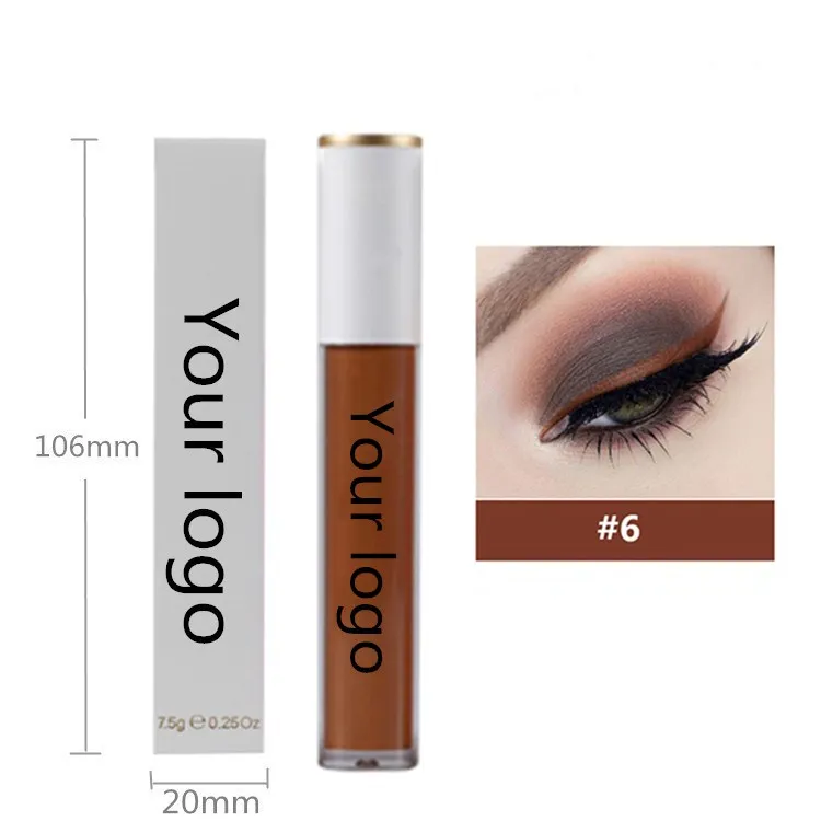 12 Colors Magnetic Liquid Eyeliner Stamp Long Lasting Black Color Eye Liner Pencils