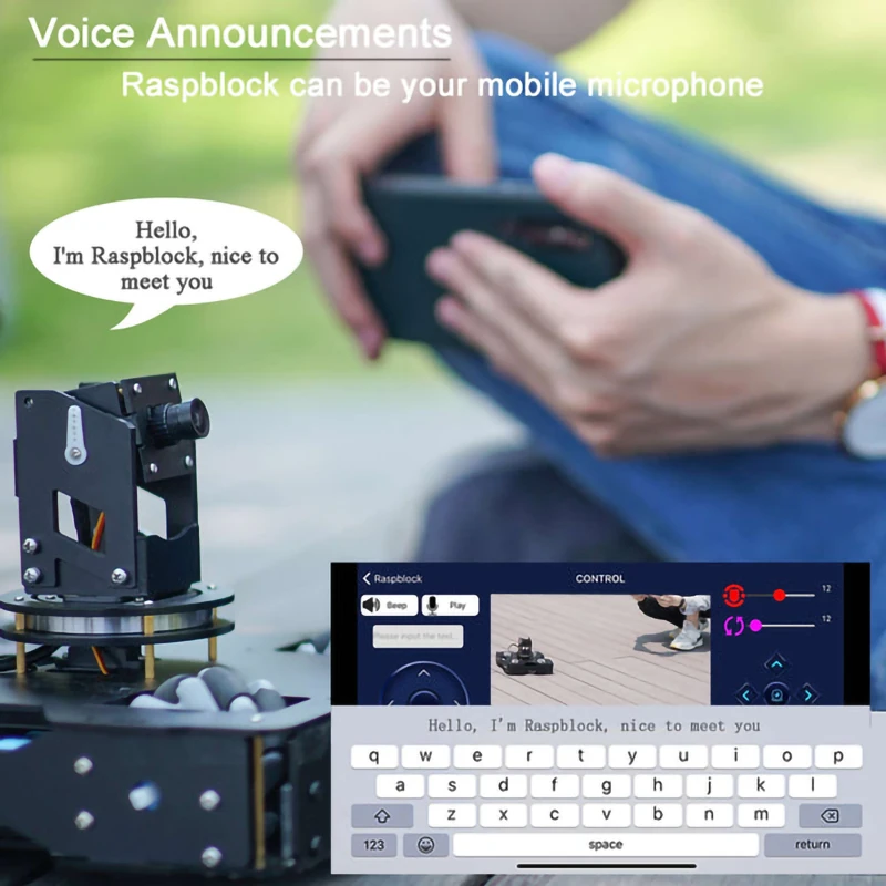 Factory Wholesale Price Raspblock Ai Smart Car For Raspberry Pi 4b For Education