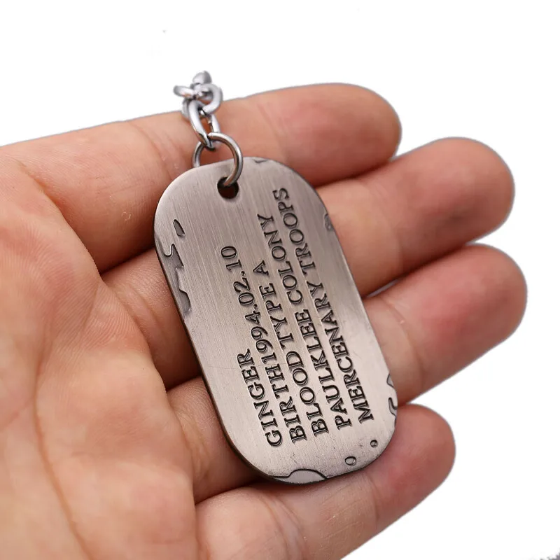 Dog Tags Supplier Custom Metal Dog Tag Chains Engraved Dog Tag Necklace With Ballchain
