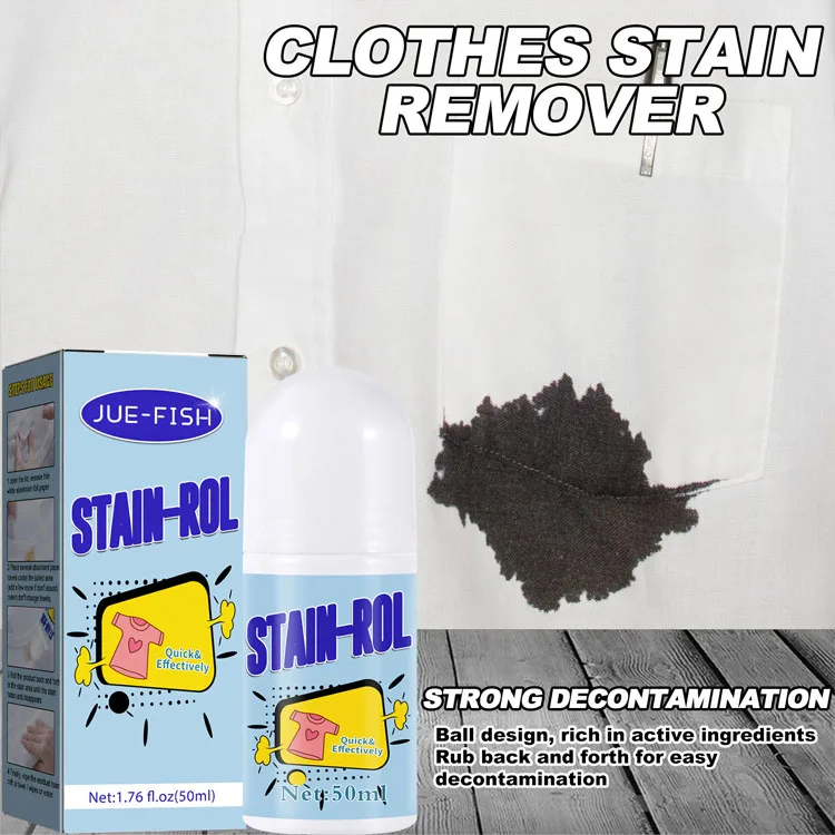 Jue Fish Instantly Remove Multiple Stains Strong Decontamination Harmless Clothes Stain Remover