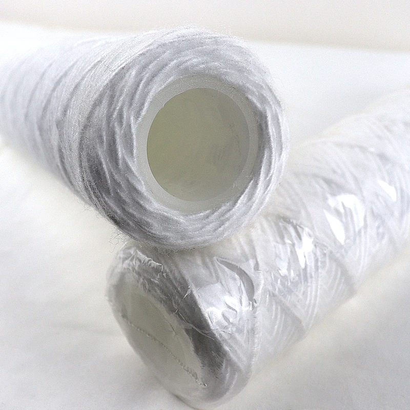 5 Micron 10 20 30 40 Inch Fiberglass String Wound Filter Cartridge Sediment Water Cartridge