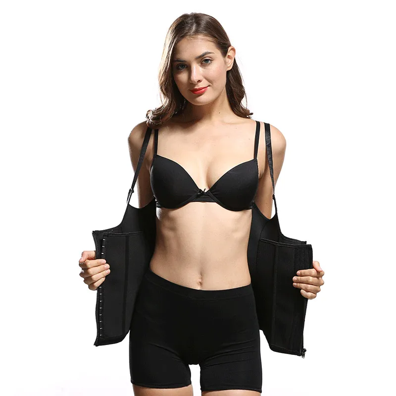 corsets istanbul turkey Zippered body-hugging vest corset pants Plus-size women bundle their waists with sweat bandana corset
