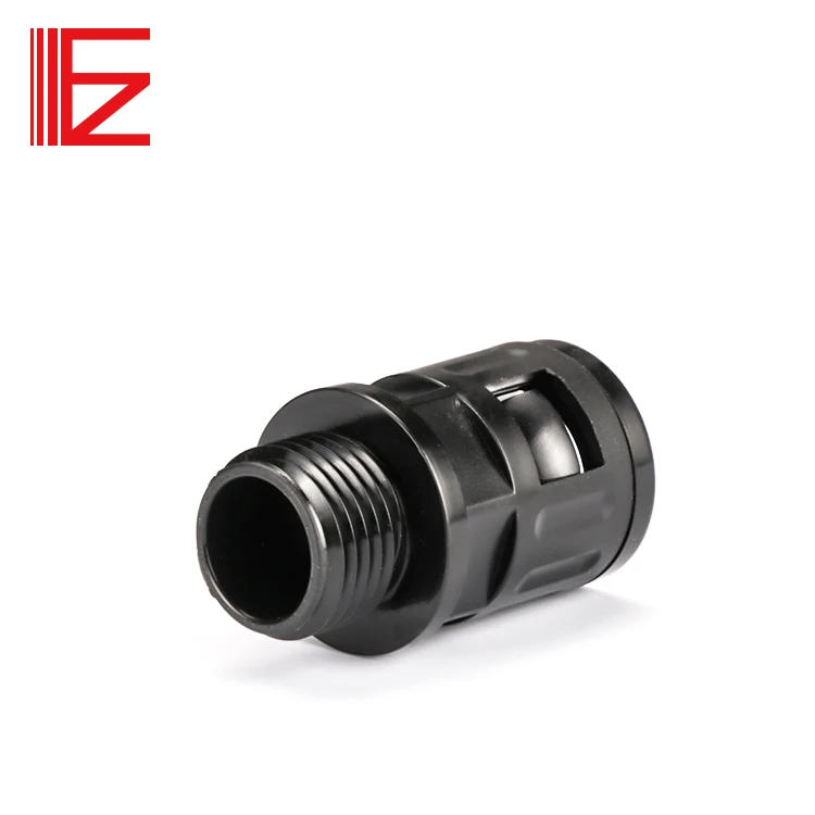 Plastic Conduit Gland OD10mm Pipe Nylon PA Quick Connector Electrical