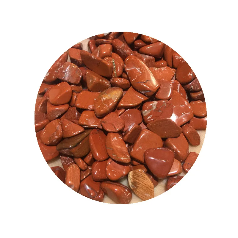 Natural Polished Healing Red Jasper Stone Gravel South African Ruby Tumbled Stones For Healing