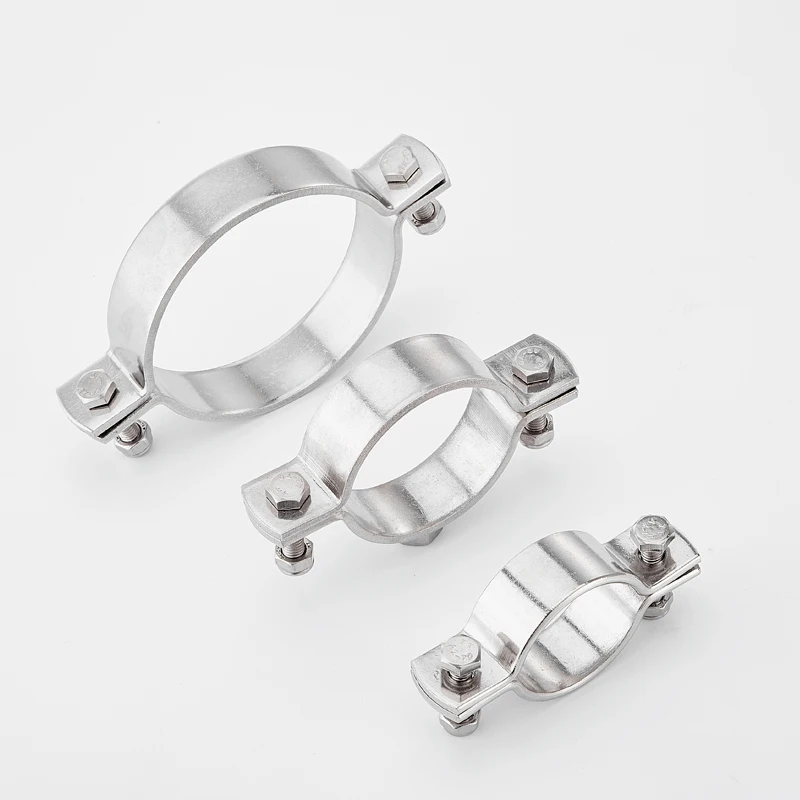 Heavy duty Galvanized strap U type pipe tube clamps quick release tube saddle pipe clamp water hose clamp