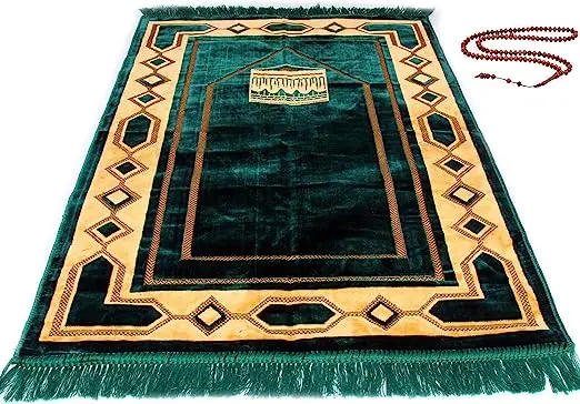High Quality Premium Islamic Muslim Prayer Rug Prayer Mat