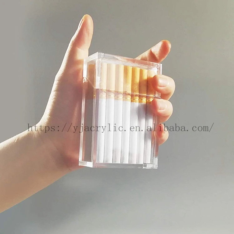 Acrylic cigarette box