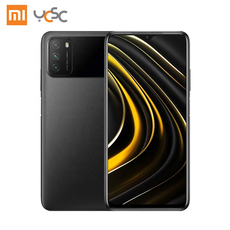  Xiaomi Poco M3 смартфон с восьмиядерным процессором Snapdragon 128 ОЗУ 64 ГБ ПЗУ 662 6000 мАч 48