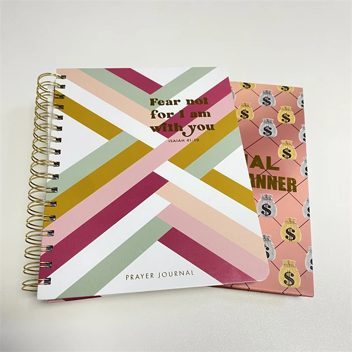 Office And School Supplies Wholesale Bulk A4 Spiral Bound Journals Customized Hardcover diary notebook