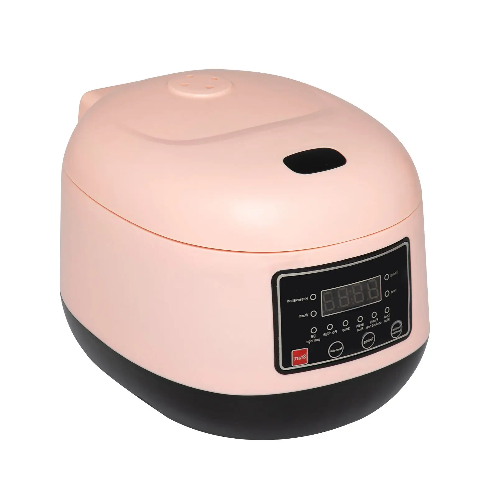 
Portable Fashion Cute Electric Automatic Pink 3L Rice Cooker CE Mini Travel Deluxe Hotel Square Rice Cooker Home Appliance 
