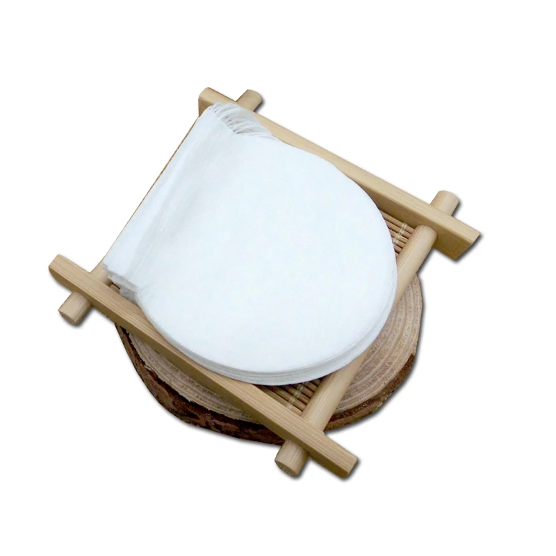 Heat Seal 75mm 3-10g Round Paper Tea Bag Filter Empty Paper Tea Bag With String